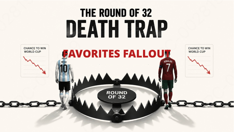 2026 World Cup Prediction Markets: Round of 32 Risk for Messi, Ronaldo, Argentina and Portugal