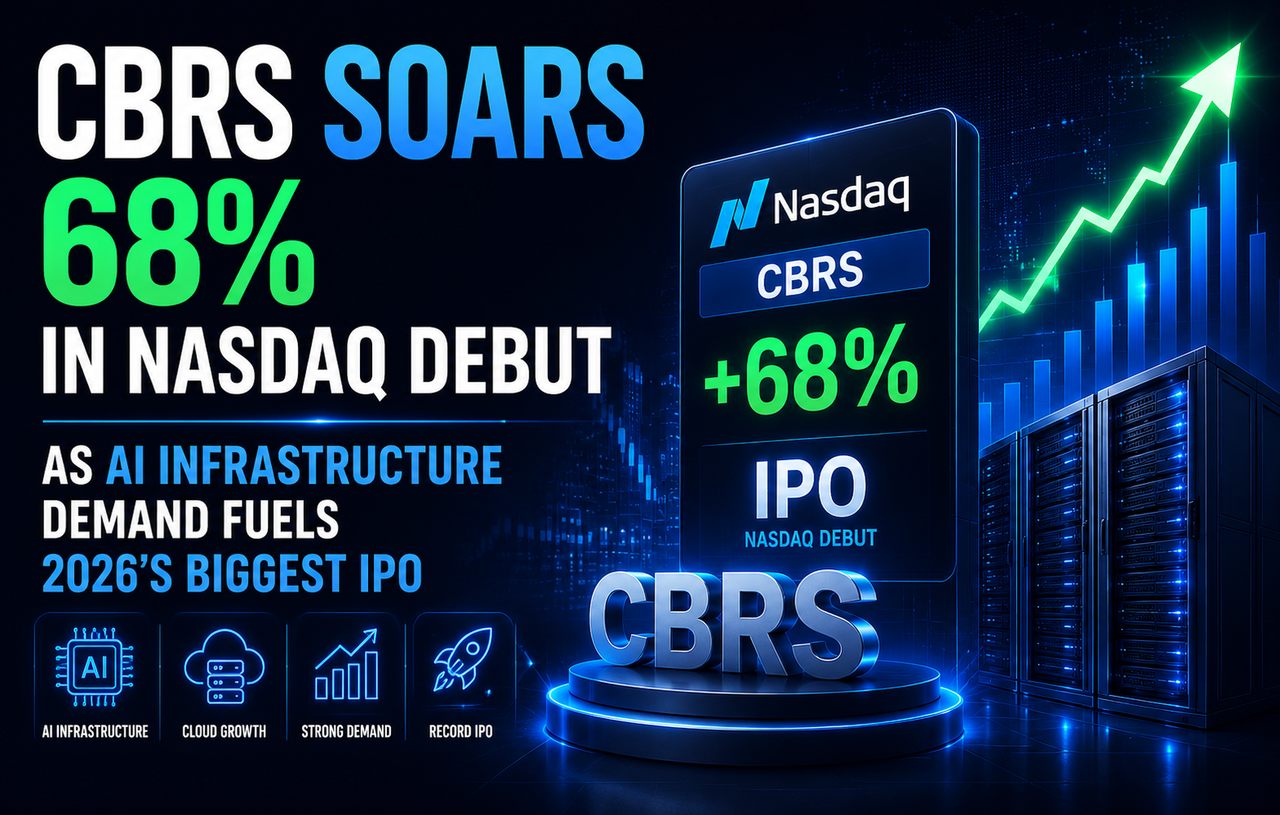 CBRS Soars 68% in Nasdaq Debut: How 2026’s Biggest IPO Redefines the AI Infrastructure Trade