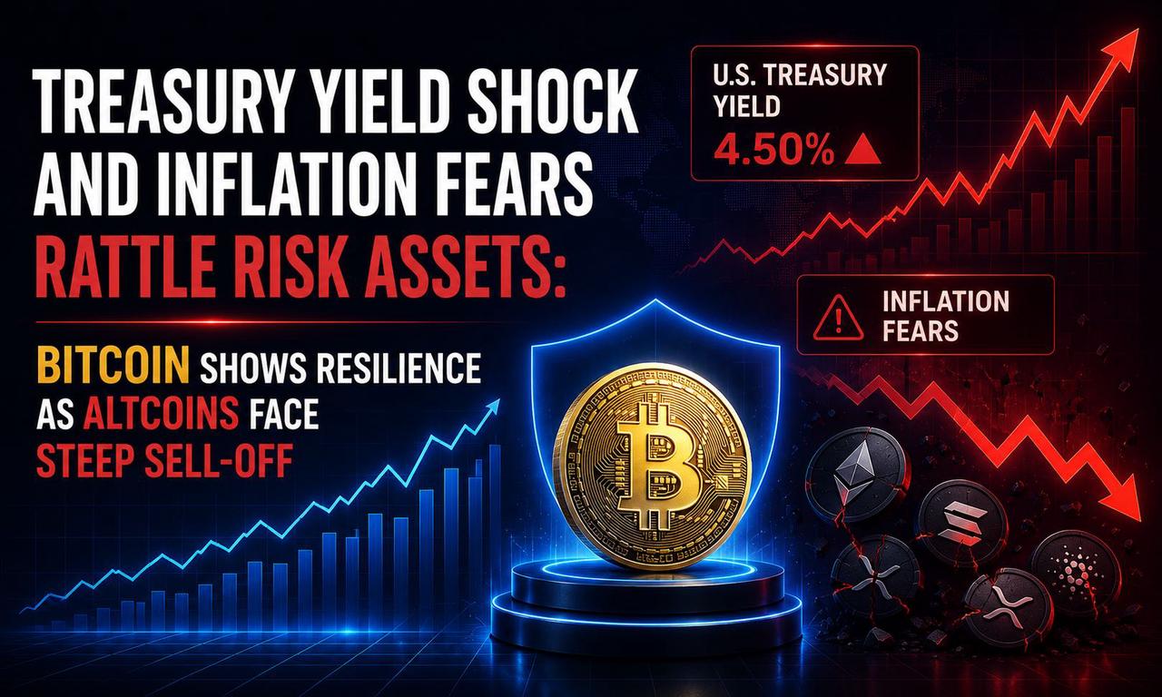 Treasury Yield Shock and Inflation Fears Rattle Risk Assets: Bitcoin Shows Resilience as Altcoins Face Steep Sell-Off