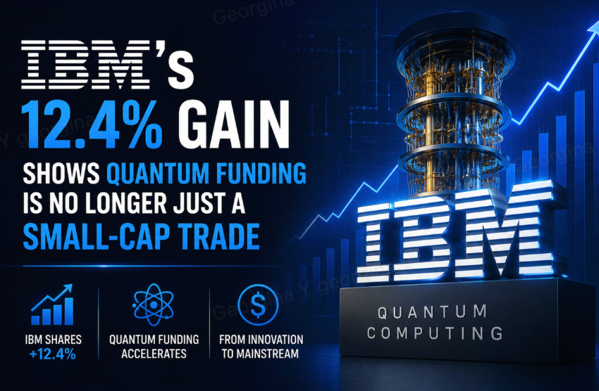 IBM’s 12.4% Gain Shows Quantum Funding Is No Longer Just a Small-Cap Trade