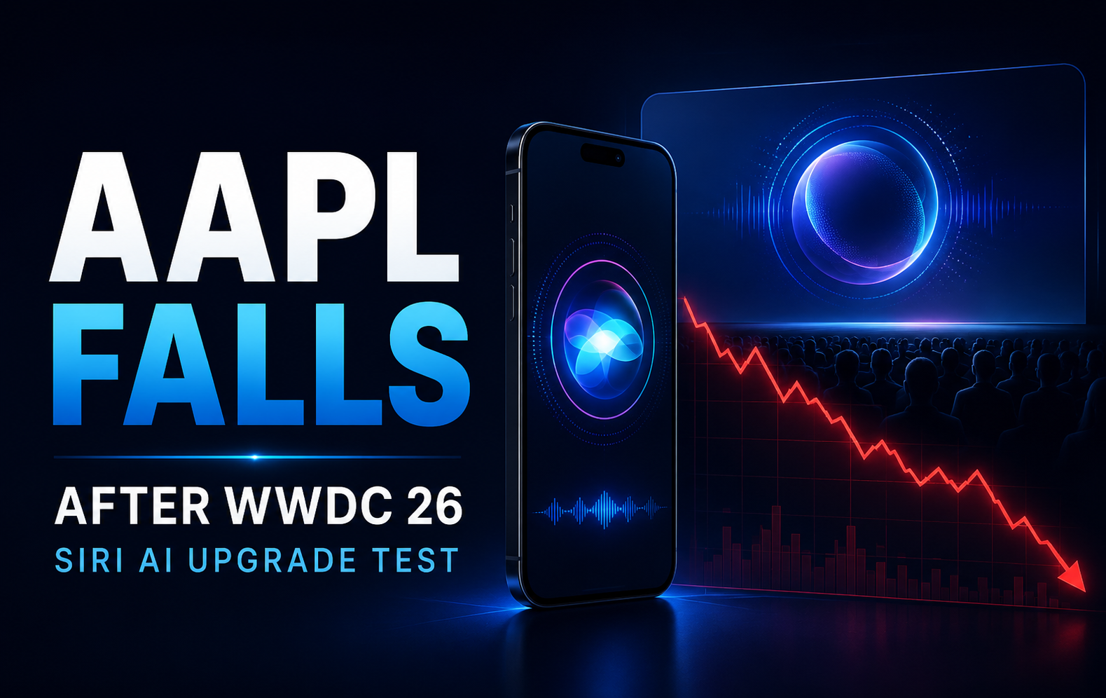 AAPL (Apple) Falls After WWDC 26 as Siri AI Faces Upgrade-Cycle Test
