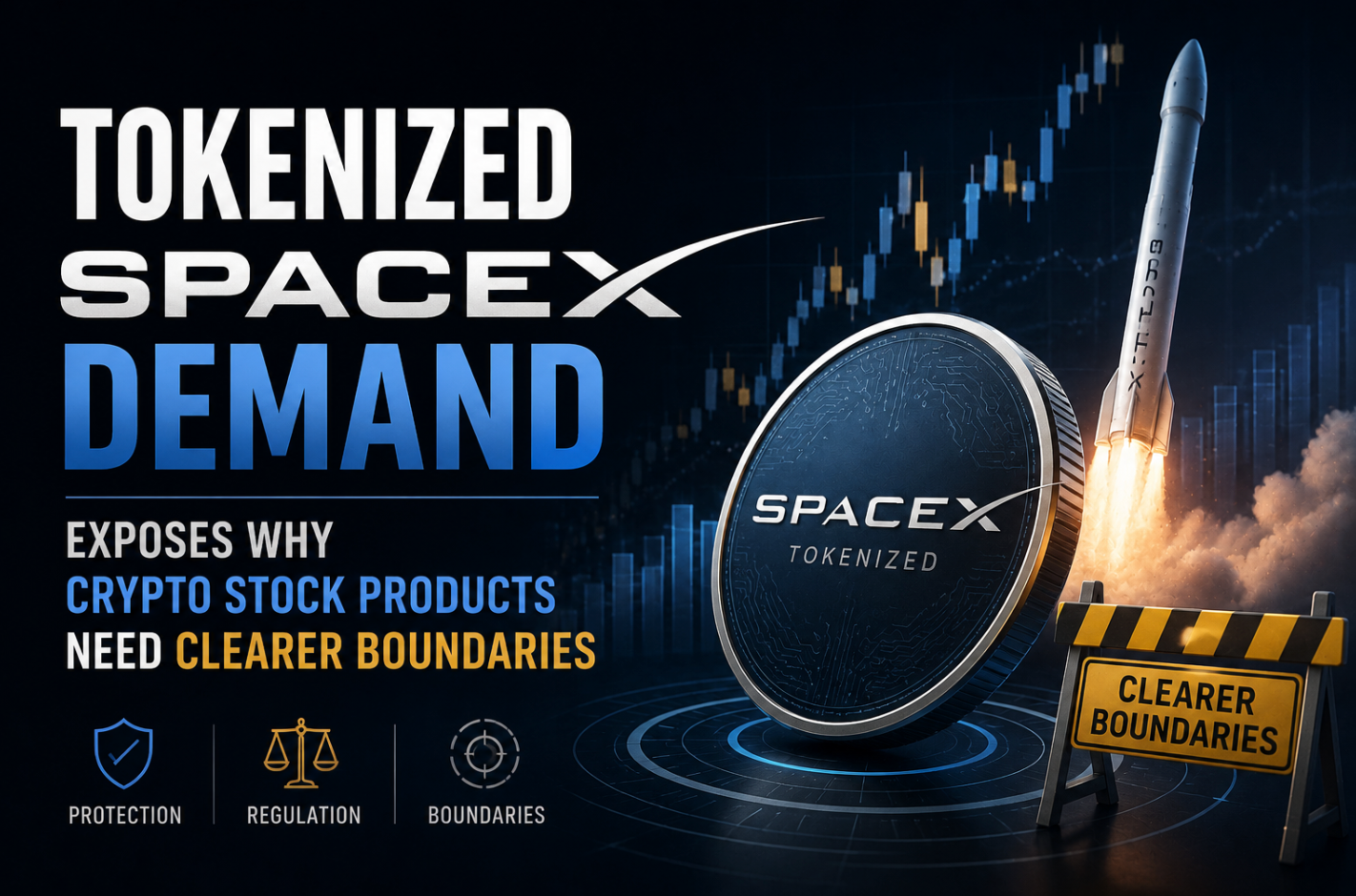 Tokenized SpaceX Demand Exposes Why Crypto Stock Products Need Clearer Boundaries