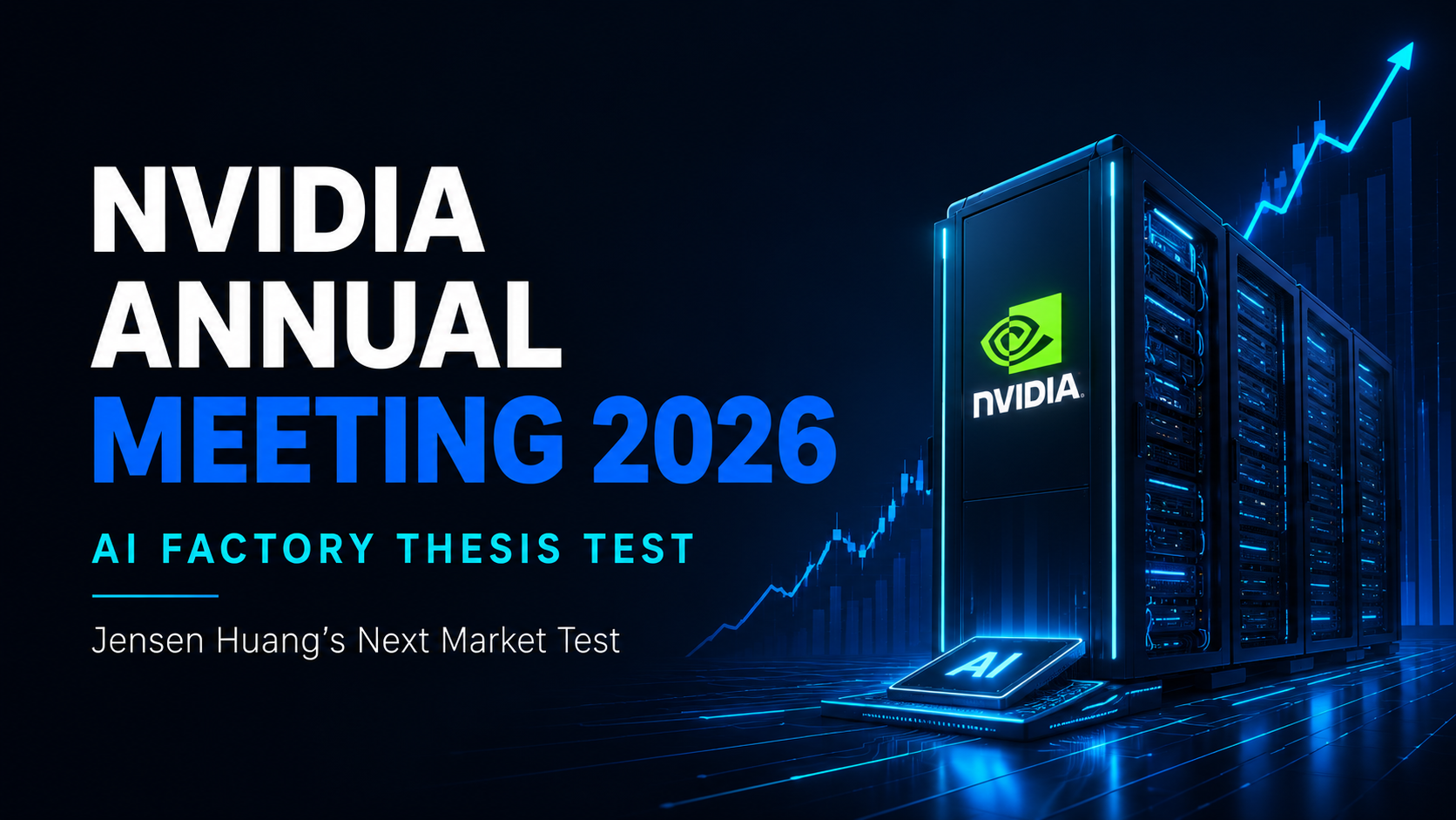NVIDIA Annual Meeting 2026: Jensen Huang’s AI Factory Thesis Faces Its Next Market Test